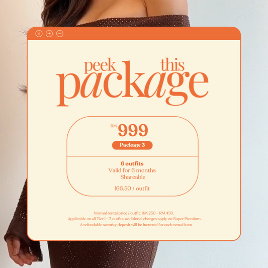 Package 3 | Peek this Package (6 outfits)